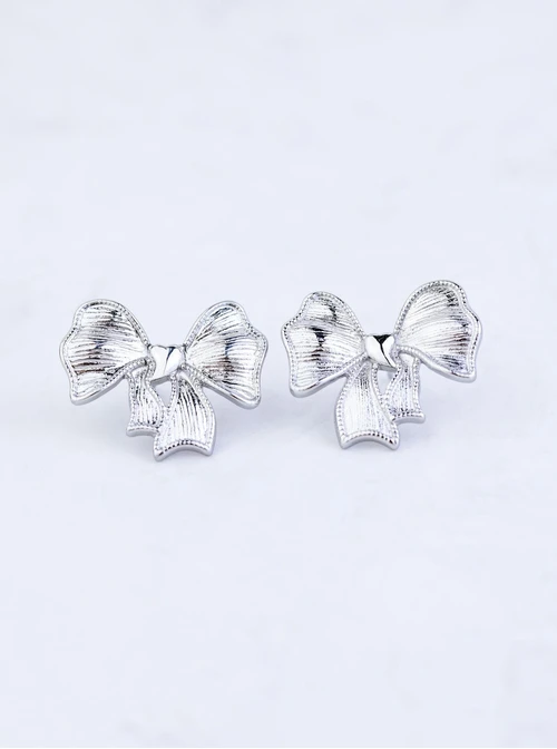 Kolczyki kokardki, stal S209460S00