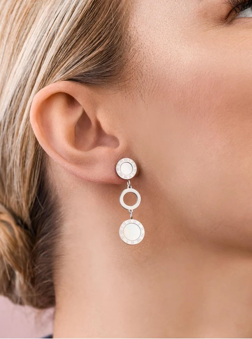 Kolczyki kółeczka, stal S208267S02