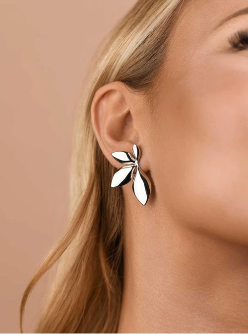 Kolczyki listki, stal S207421S00