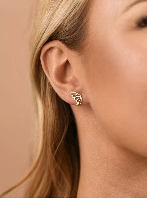 Kolczyki skrzydełka motylka S209427Z00