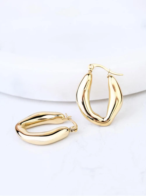 Kolczyki, stal pozłacana S208250Z00