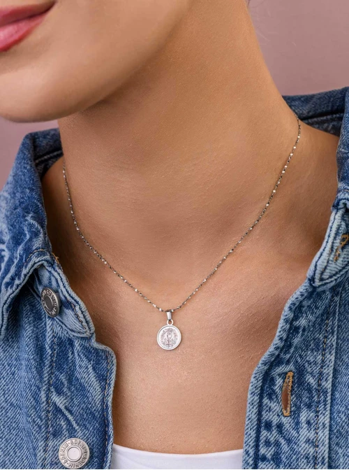 Naszyjnik Medalik, stal  S309564S00