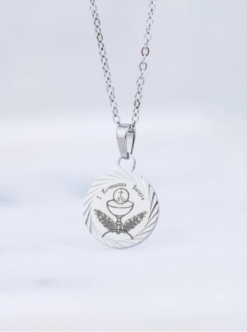 Naszyjnik Medalik, stal S309572S00