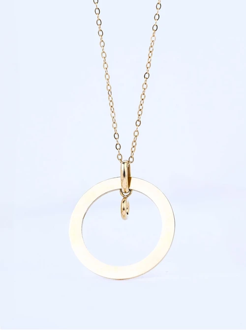 Naszyjnik baza do zawieszek, stal pozłacana S308099Z00