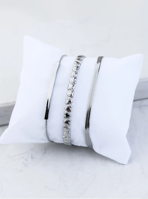 [Zestaw] Bransoletka stal S108146S00