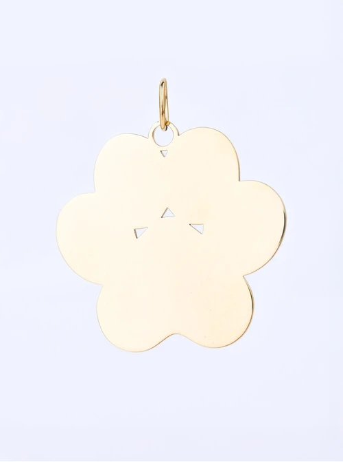 Zawieszka do breloka, łapa, stal pozłacana SC08141Z00