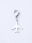 Zawieszka, charms, samolot, stal SC09788S00