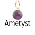 Zawieszka Ametyst, stal pozłacana SC08059Z00-05