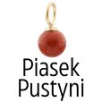 Zawieszka Piasek Pustyni, stal pozłacana SC08059Z00-09