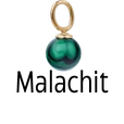 Zawieszka Malachit, stal pozłacana SC08059Z00-11
