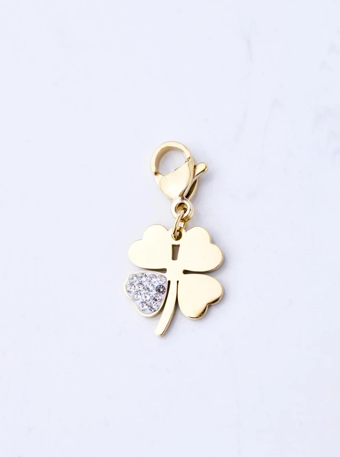 [Zestaw] Bransoletka łańcuch, baza Charms, stal pozłacana S109745Z00