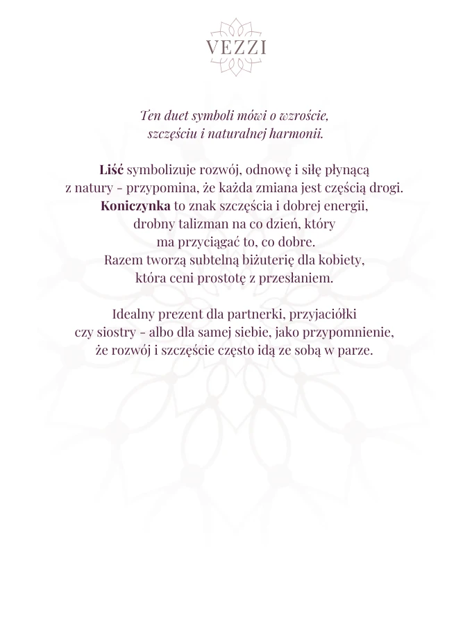 Zestaw Biżuterii Magic Charms-Mostera &amp; Clover