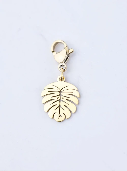 [Zestaw] Bransoletka łańcuch, baza Charms, stal pozłacana S109745Z00