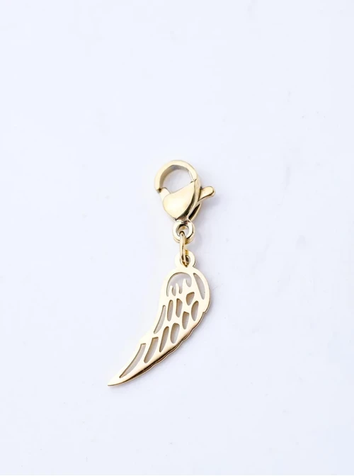 [Zestaw] Bransoletka łańcuch, baza Charms, stal pozłacana S109745Z00