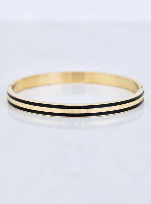 Bransoletka sztywna, Rozeta Vezzi, stal pozłacana S109935Z01