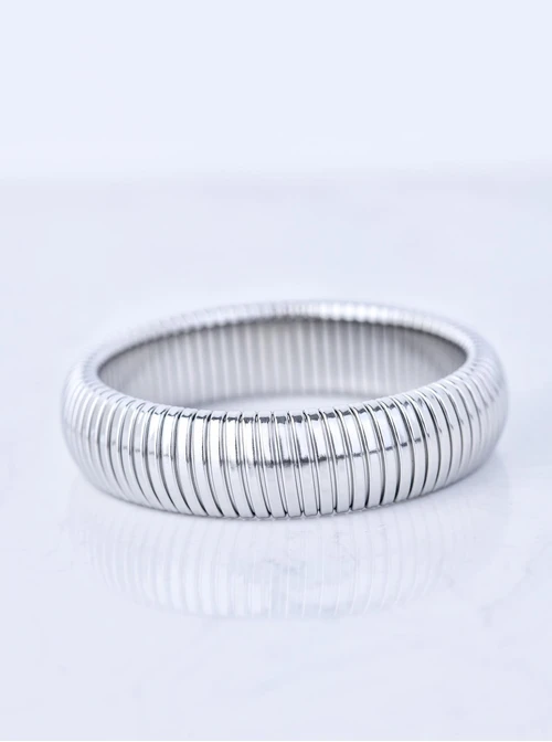 Bransoletka żmijka, (szer. 1,5 cm) stal S109805S00