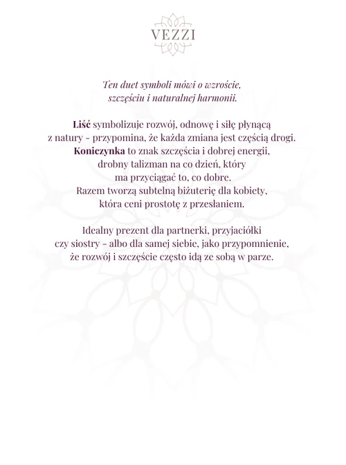 Zestaw Biżuterii Magic Charms-Mostera &amp; Clover