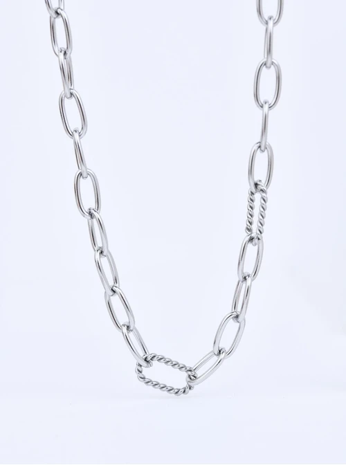 Naszyjnik łańcuch, baza Charms, stal S309856S00