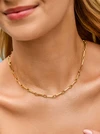 Naszyjnik łańcuch, baza Charms, stal pozłacana S309775Z00