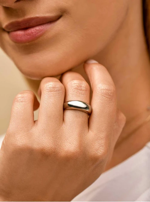 Pierścionek, stal S405180S00