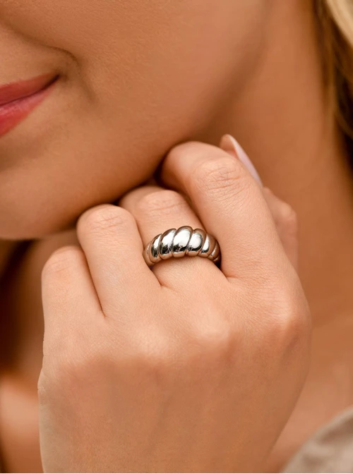 Pierścionek, stal S405182S00