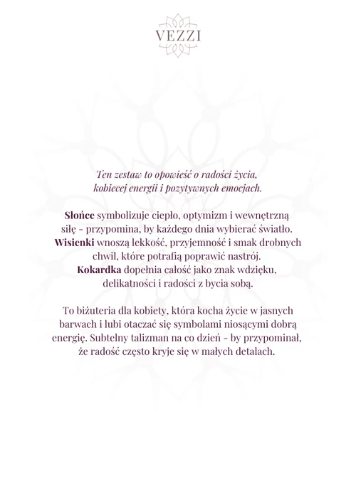 Zestaw Biżuterii Sun &amp; Shells Charms