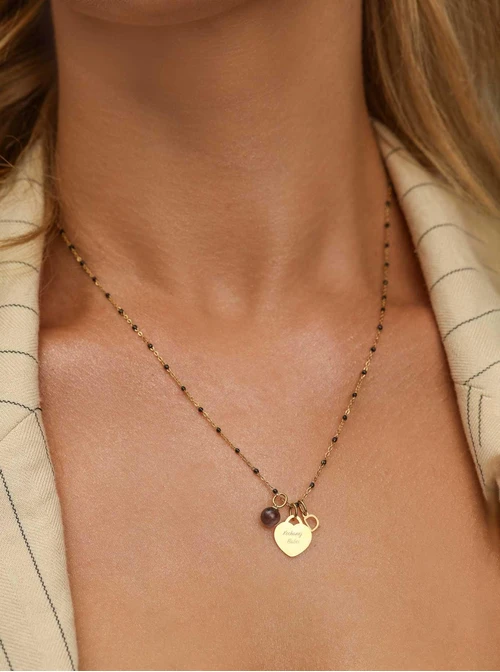 Zawieszka Ametyst, stal pozłacana SC08059Z00-05