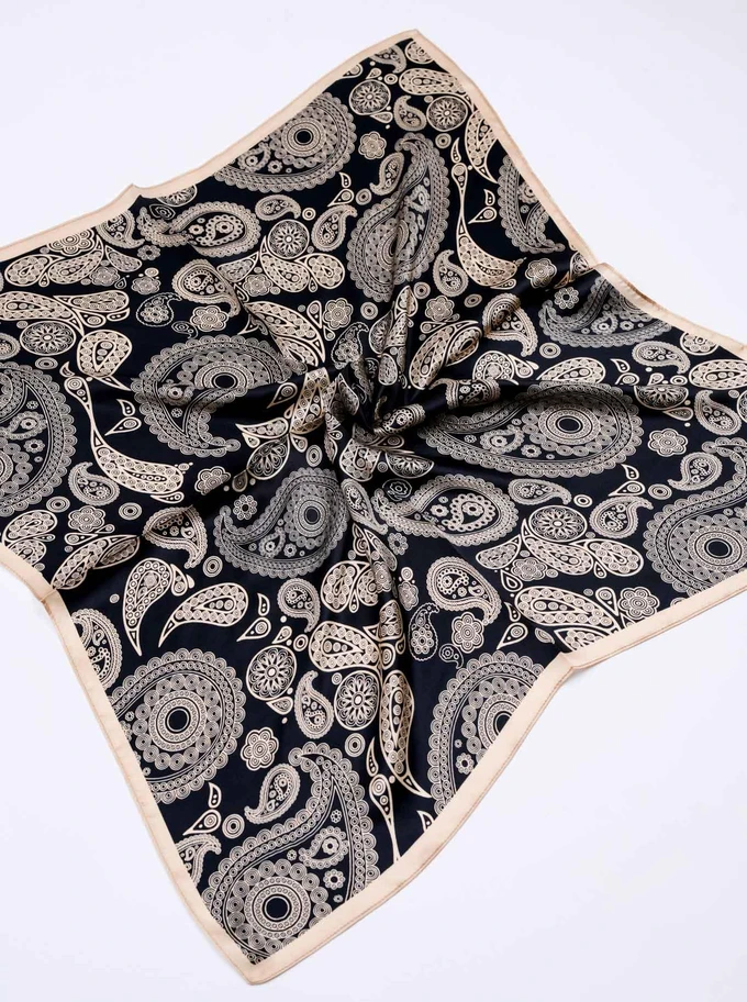 Apaszka Jedwabna, Paisley, 65 cm x 65 cm, AP10177-07