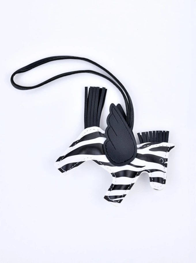 Brelok, zawieszka do torebki, Pegaz- Zebra, KR10401-00