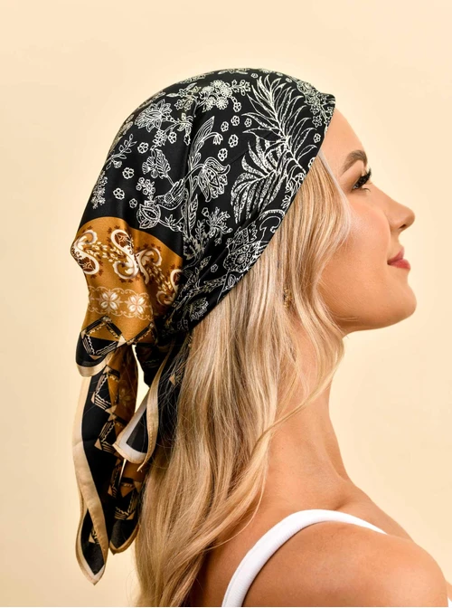 Apaszka Jedwabna, 65 cm x 65 cm, AP10174-07