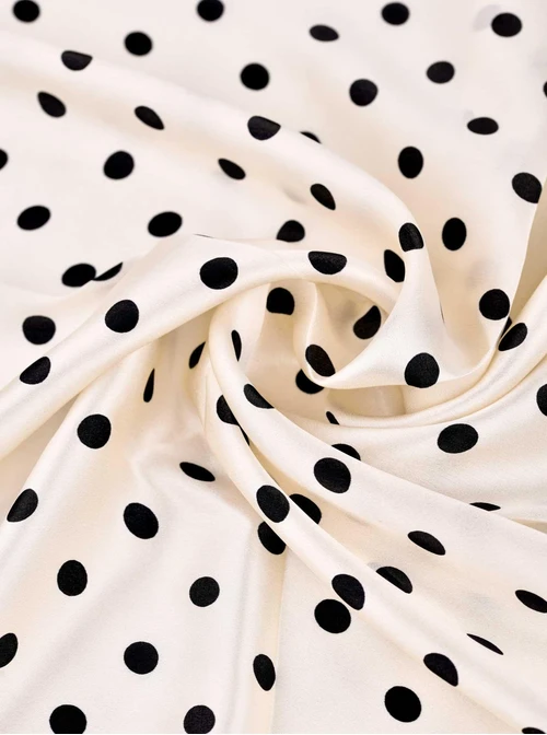 Apaszka Jedwabna, Groszki, 66 cm x 66 cm, AP10135-07