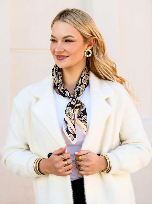 Apaszka Jedwabna, Paisley, 65 cm x 65 cm, AP10177-07