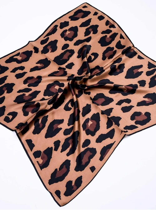 Apaszka Jedwabna, Panterka, 65 cm x 65 cm, AP10144-07