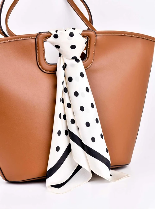 Apaszka Jedwabna, Groszki, 66 cm x 66 cm, AP10135-07