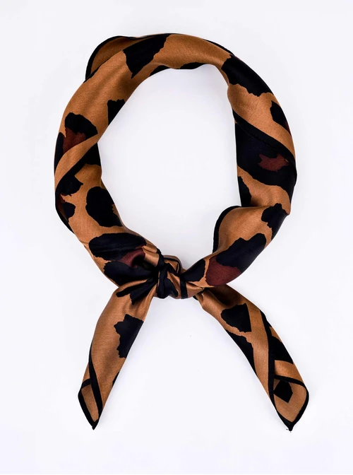 Apaszka Jedwabna, Panterka, 65 cm x 65 cm, AP10144-07