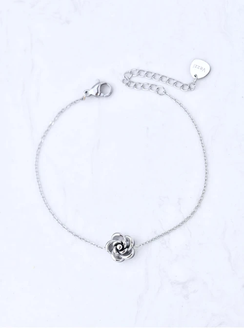 Bransoletka kwiatuszek, stal S109975S00