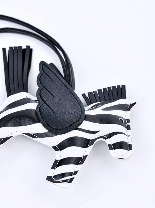 Brelok, zawieszka do torebki, Pegaz- Zebra, KR10401-00
