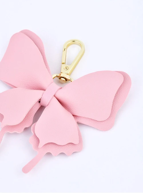 Brelok, zawieszka do torebki, motyl,  KR10408-06