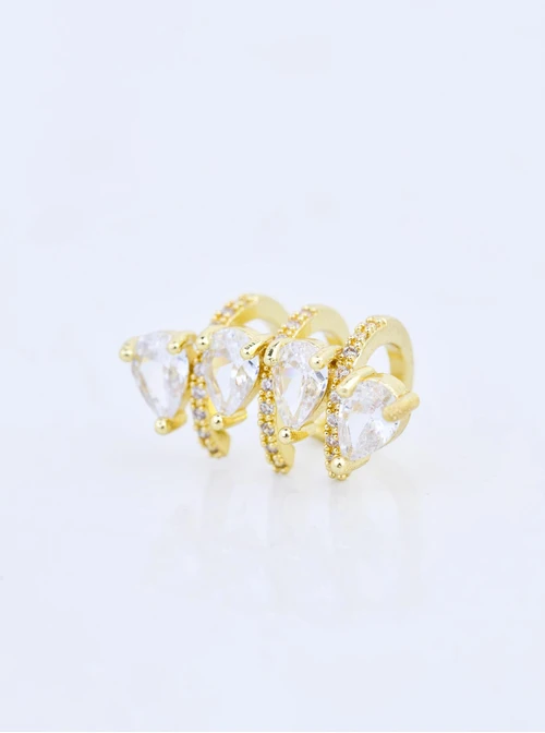 Kolczyk wieczorowy, nausznica, kryształki B210097Z00