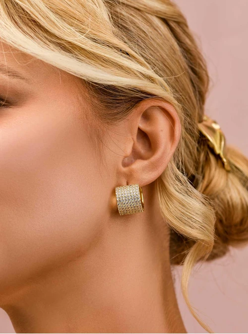 Kolczyki wieczorowe z kryształkami B210103Z00