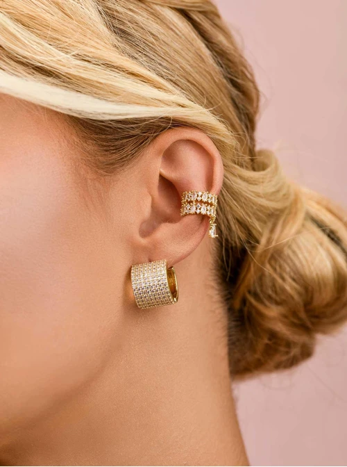 Kolczyki wieczorowe z kryształkami B210103Z00