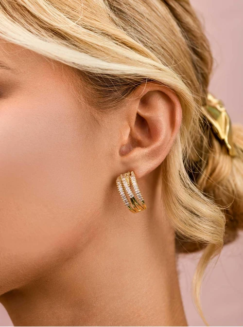 Kolczyki wieczorowe z kryształkami B210116Z00