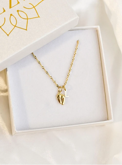 Łańcuszek baza do zawieszek, stal pozłacana S308154Z00