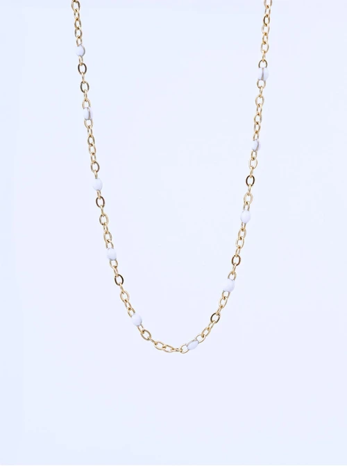 Łańcuszek baza do zawieszek, stal pozłacana S308156Z02