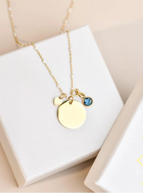 Łańcuszek baza do zawieszek, stal pozłacana S308156Z02