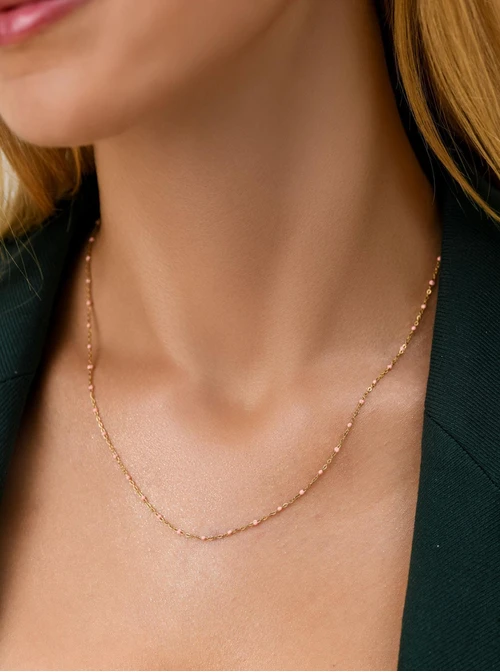 Łańcuszek baza do zawieszek, stal pozłacana S308157Z06