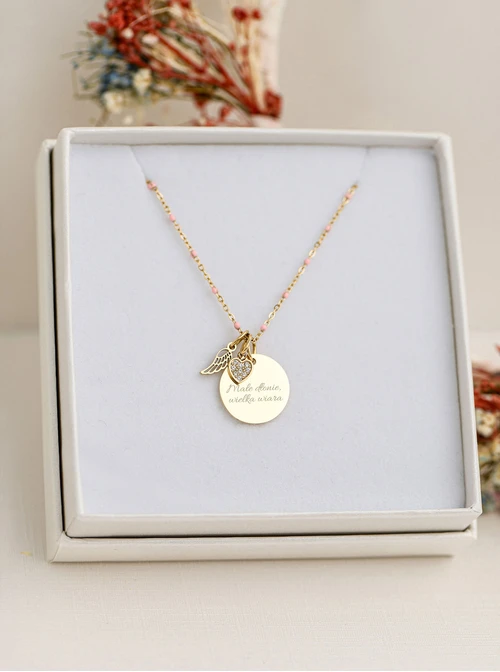 Łańcuszek baza do zawieszek, stal pozłacana S308157Z06