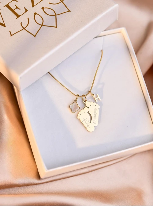 Łańcuszek żmijka, baza do zawieszek, stal pozłacana S308153Z00