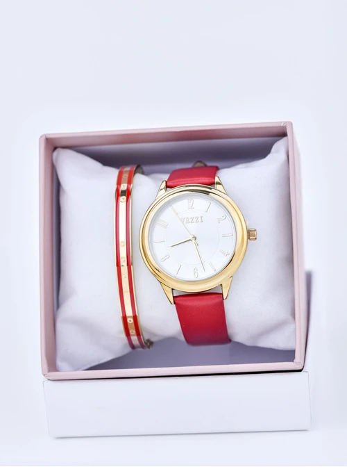 [Zestaw] Zegarek Vezzi, kolor złoty B509591P00