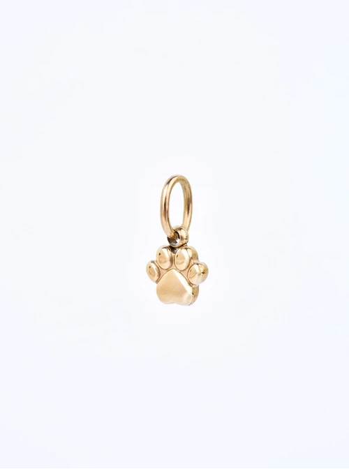 Zawieszka łapka, stal pozłacana SC08083Z00